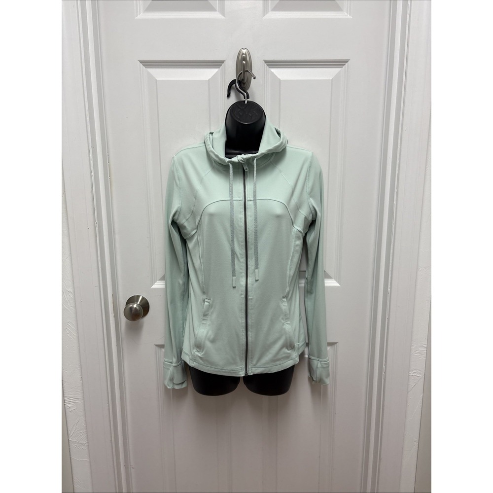 Lululemon Hooded Define Jacket Nulu Size 10‎ Delicate Mint